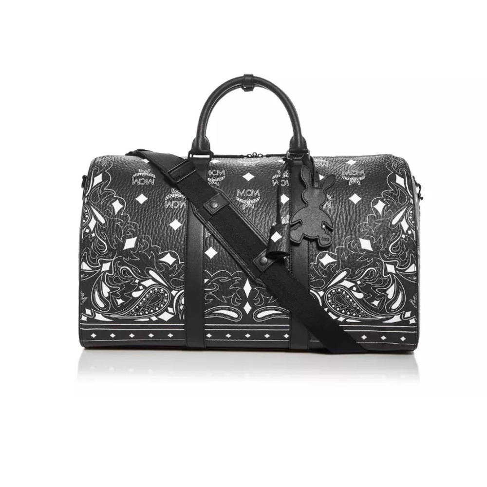 MCM Ottomar Weekender Bag in Bandana Visetos